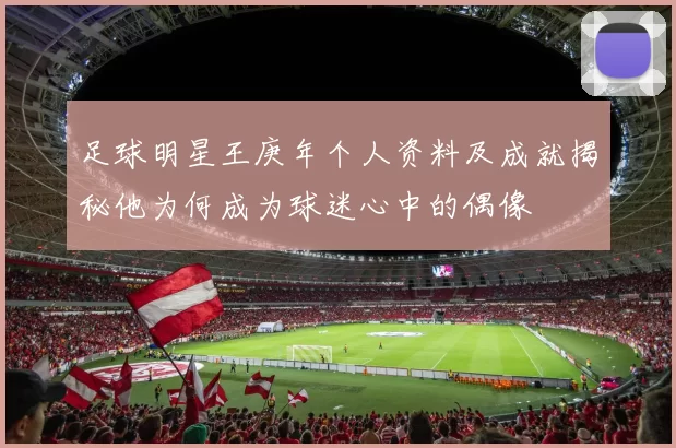 足球明星王庚年个人资料及成就揭秘他为何成为球迷心中的偶像