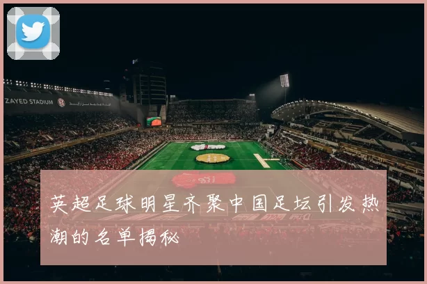 英超足球明星齐聚中国足坛引发热潮的名单揭秘